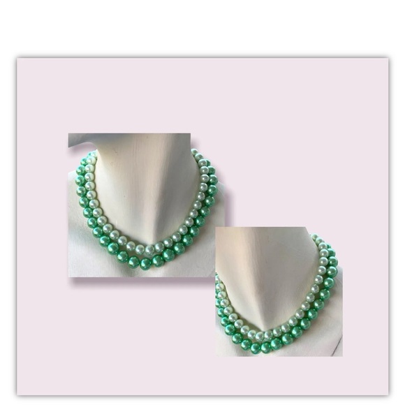 Multi Strand Beaded Necklaces Colourful Vintage Adjustable Choker Lot - Picture 7 of 11